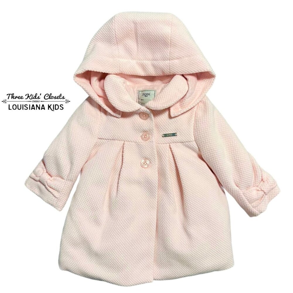 NEW Mayoral 9m Pink Hooded Coat